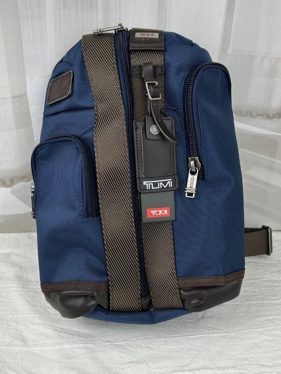 TUMI Other - NEW Tumi Alpha Bravo Monterey Sling Shoulder Bag Navy Blue